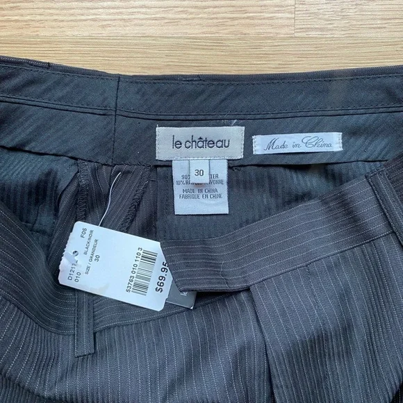 Pinstriped creased men’s dress pants - Picture 4 of 6